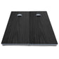 Dark Grey Wood Cornhole Boards - All Weather Series