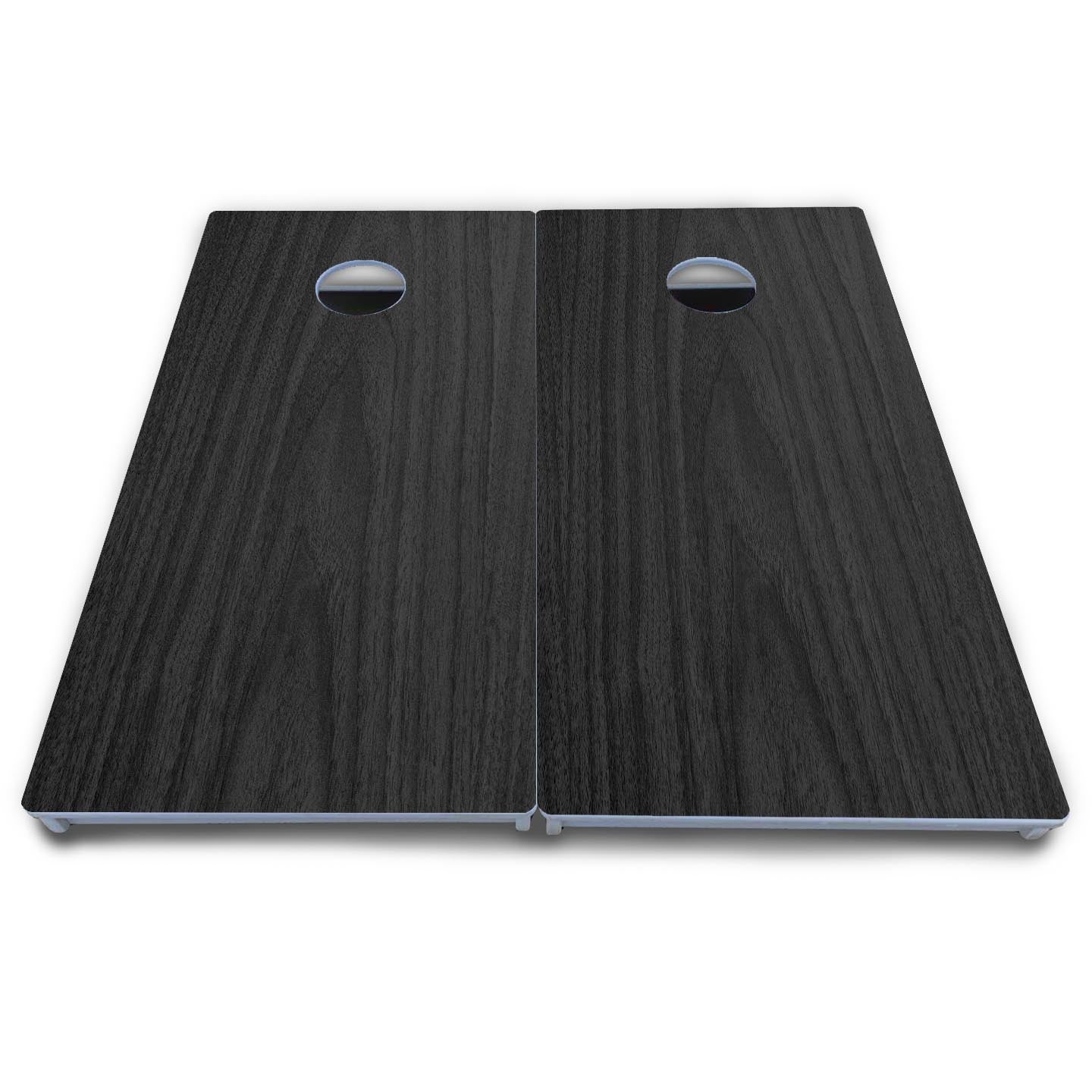 Dark Grey Wood Cornhole Boards - All Weather Series