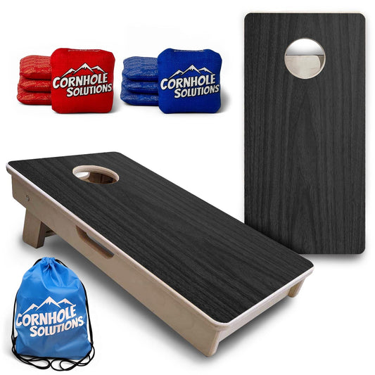 Dark Grey Wood - Mini or Vacation Size Cornhole Boards