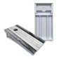 Grey Two Tone Slats Cornhole Boards - All Weather Series