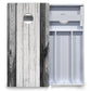 Grey Two Tone Slats Cornhole Boards - All Weather Series