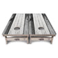 Grey Two Tone Slats Cornhole Boards – Tournament Series