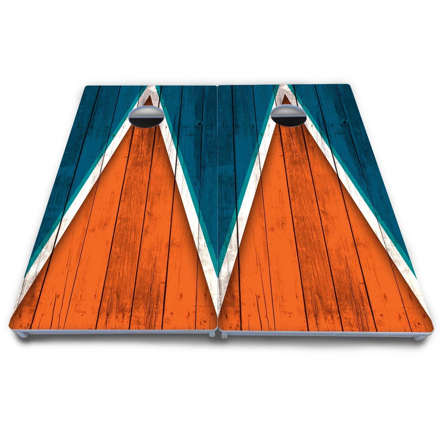 Team Color Triangle Cornhole Boards - All Weather Series