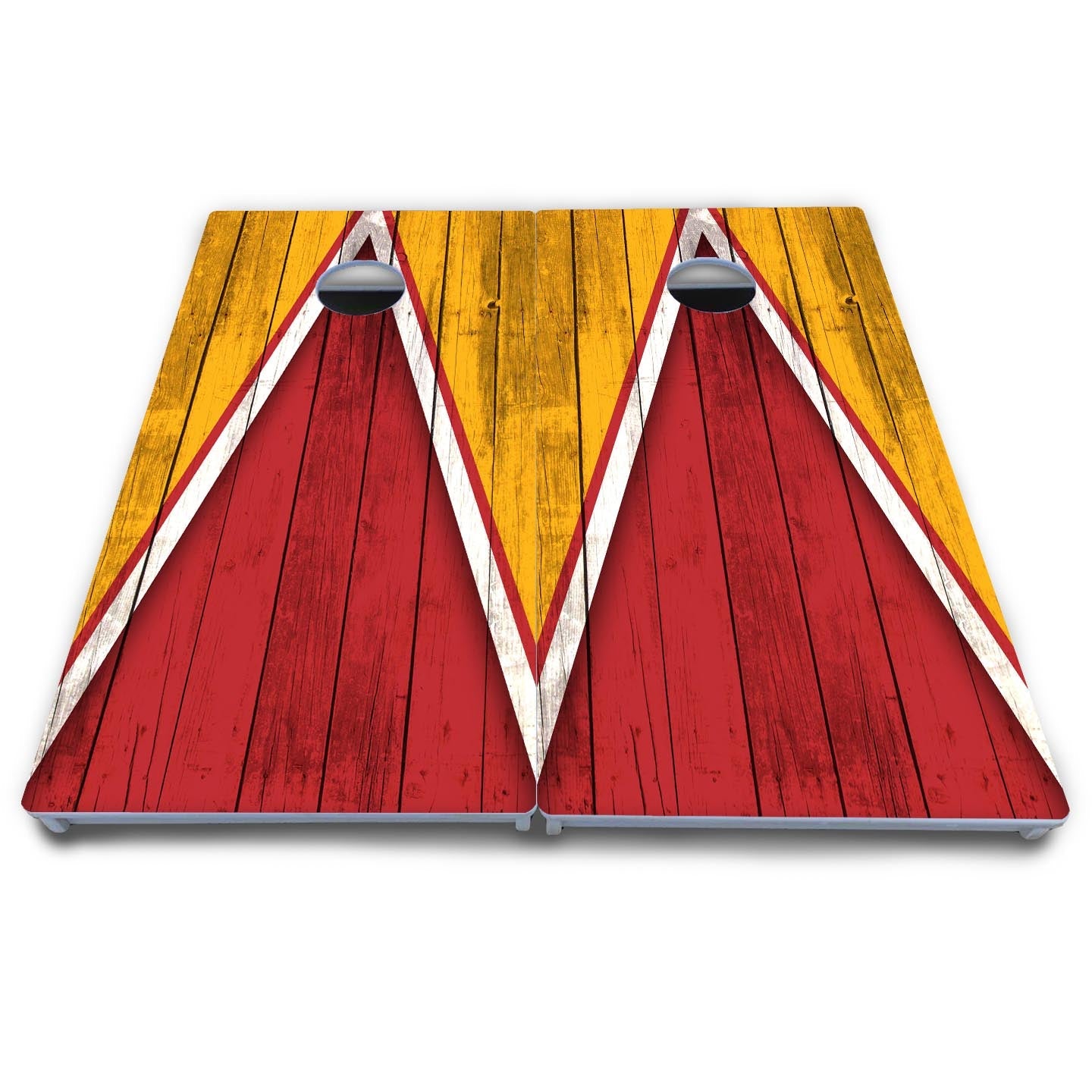Team Color Triangle Cornhole Boards - All Weather Series
