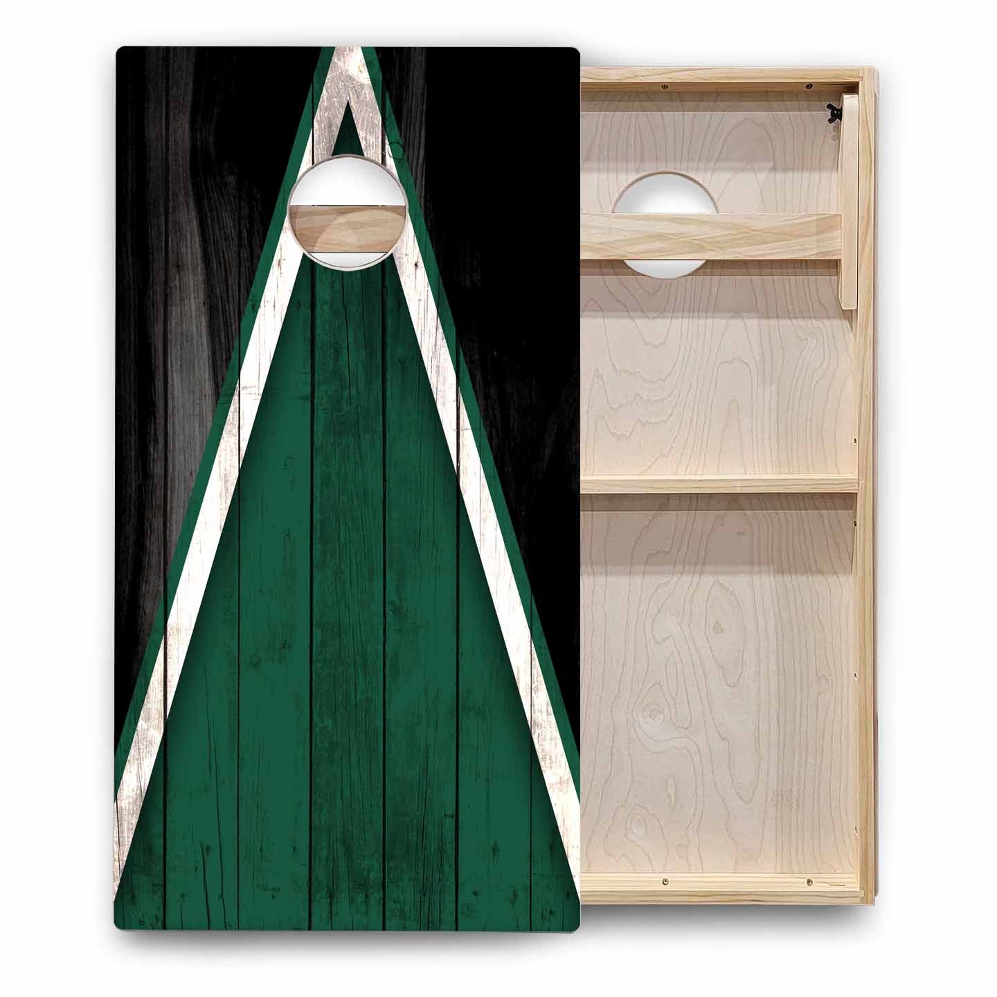 Team Color Triangle Cornhole Boards - Backyard Series