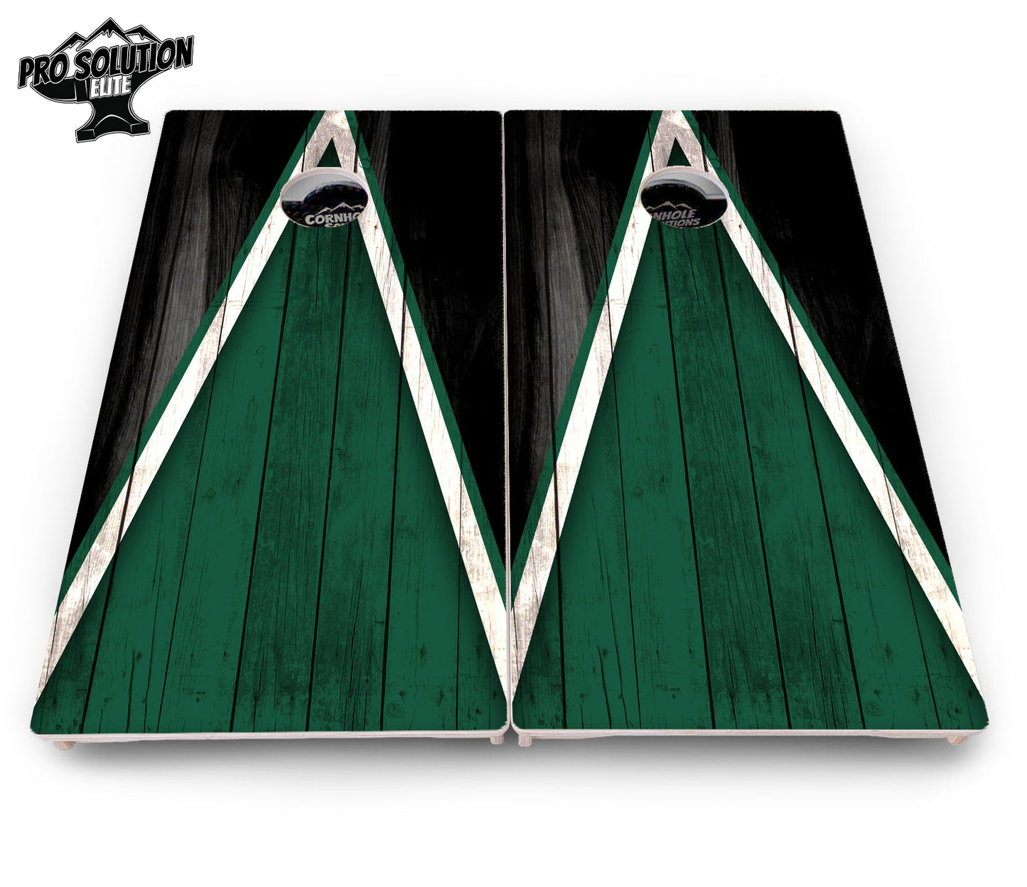 Team Color Triangle Cornhole Boards - Pro Solution Elite Series