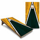 Team Color Triangle Cornhole Boards - Backyard Series