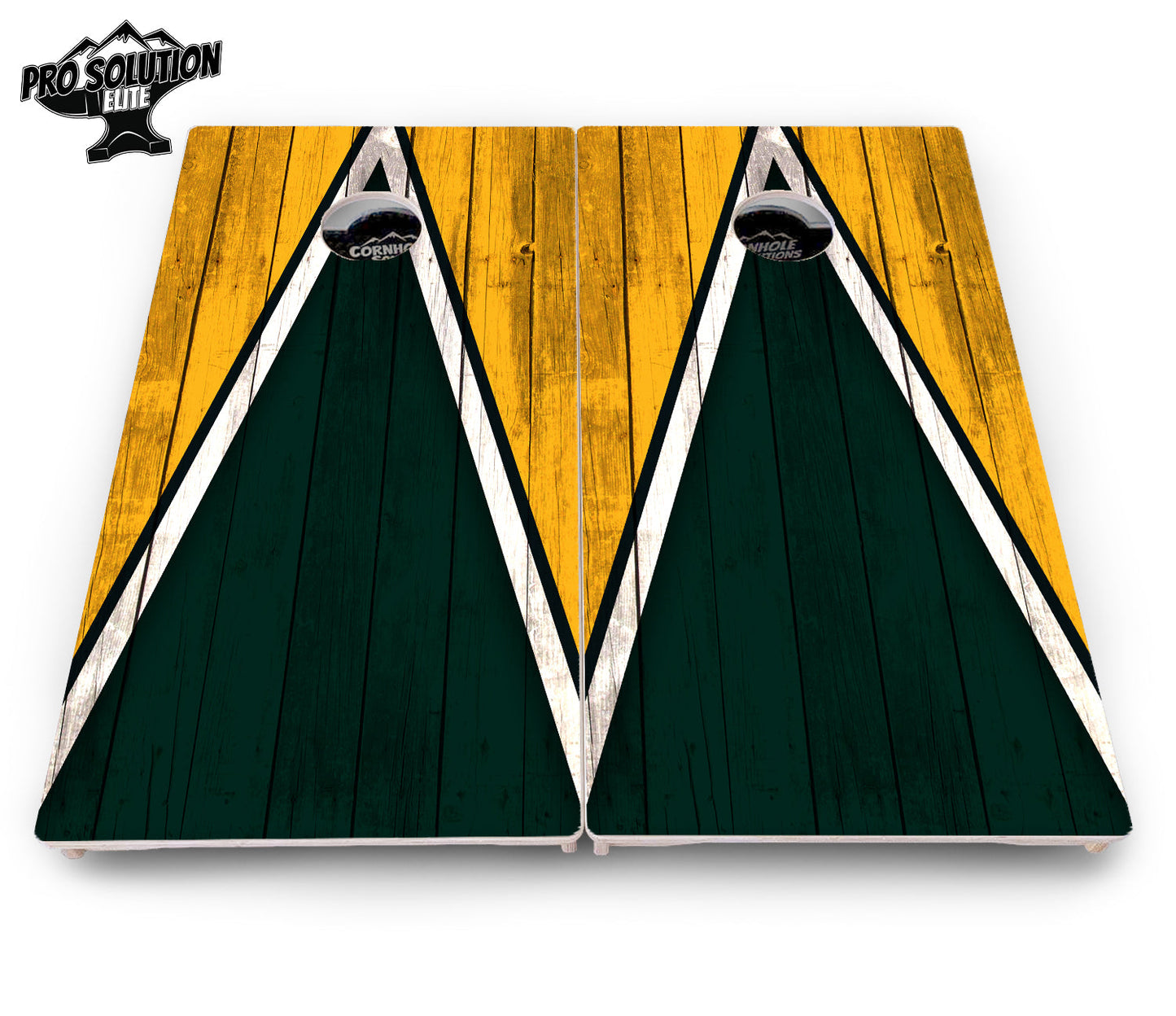 Team Color Triangle Cornhole Boards - Pro Solution Elite Series