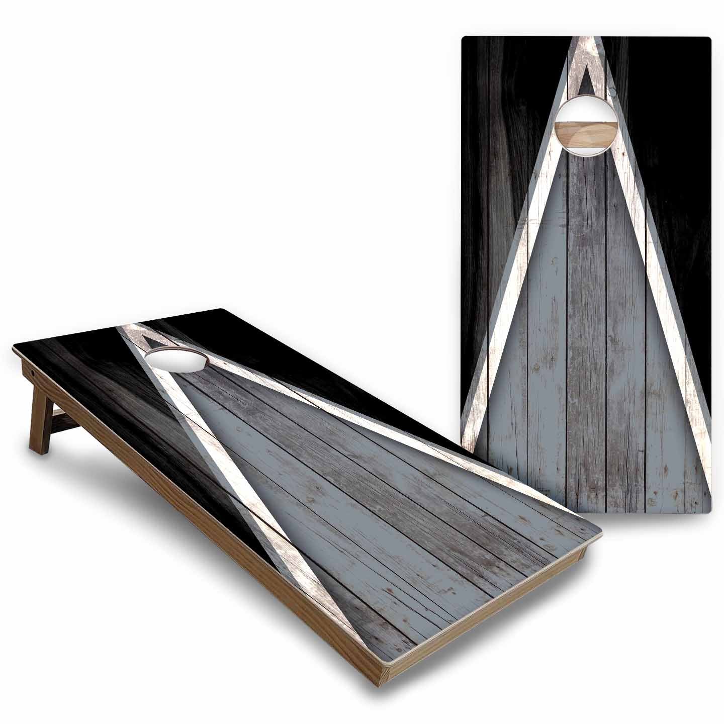 Team Color Triangle Cornhole Boards - Backyard Series