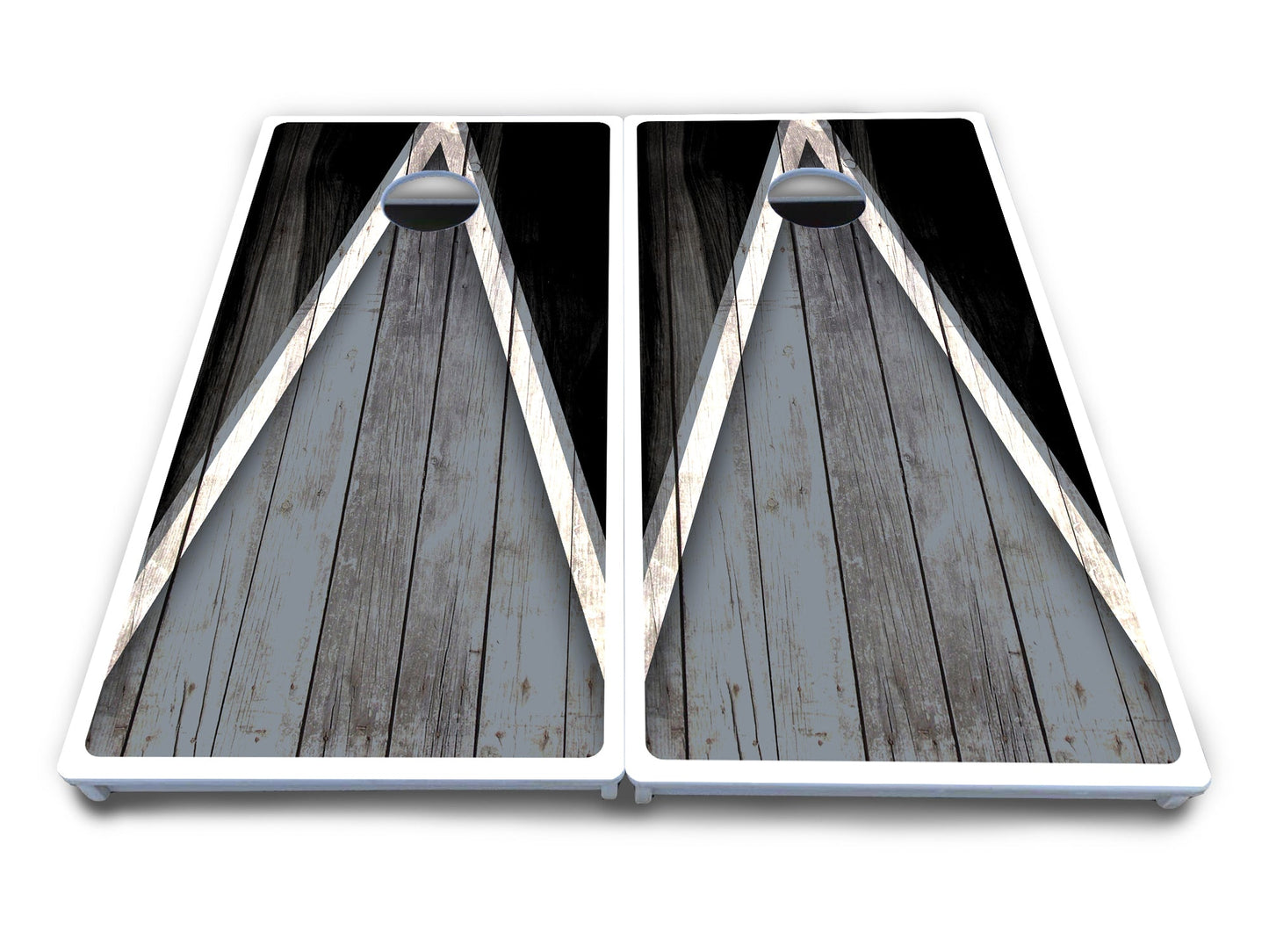 Team Color Triangle Cornhole Boards - All Weather Series