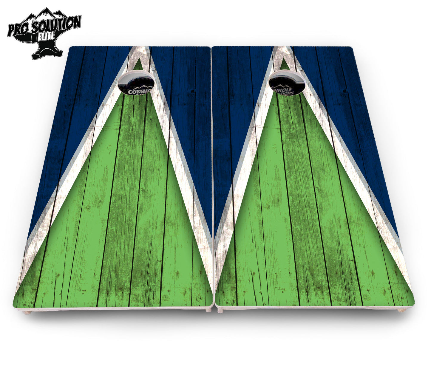 Team Color Triangle Cornhole Boards - Pro Solution Elite Series