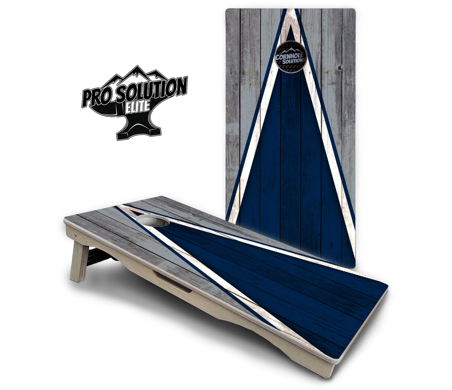 Team Color Triangle Cornhole Boards - Pro Solution Elite Series