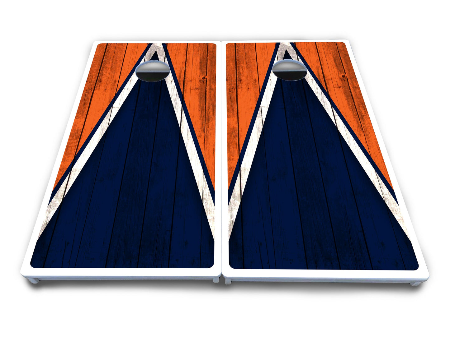 Team Color Triangle Cornhole Boards - All Weather Series