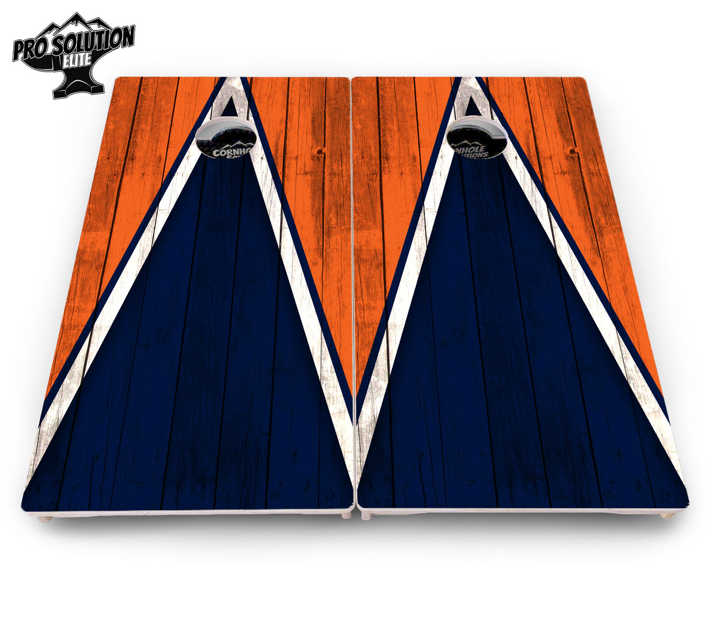 Team Color Triangle Cornhole Boards - Pro Solution Elite Series