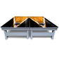 Orange/Black Triangle Cornhole Boards - All Weather Series