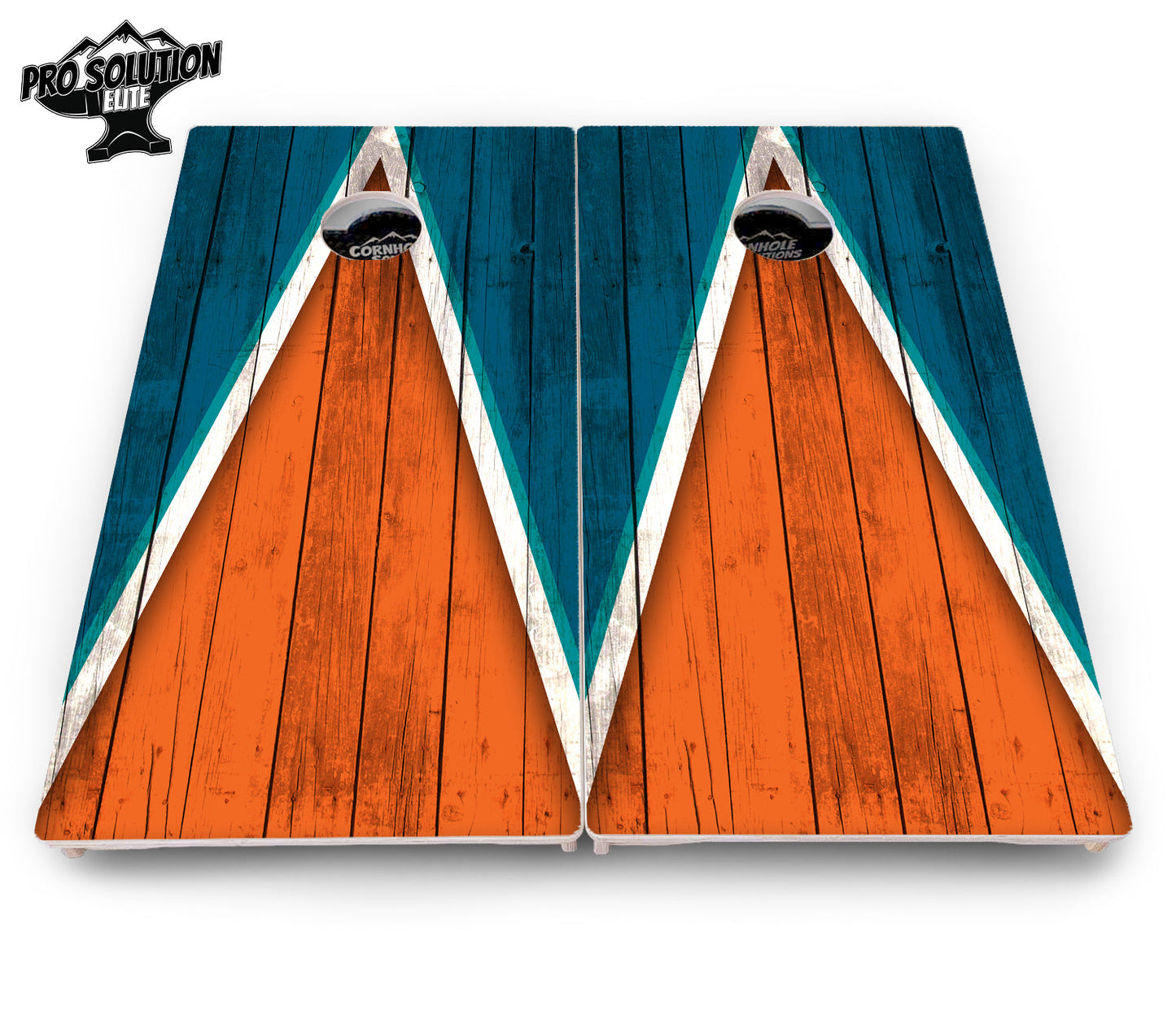 Team Color Triangle Cornhole Boards - Pro Solution Elite Series