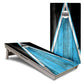 Sky Blue Triangle Cornhole Boards – Tournament Series