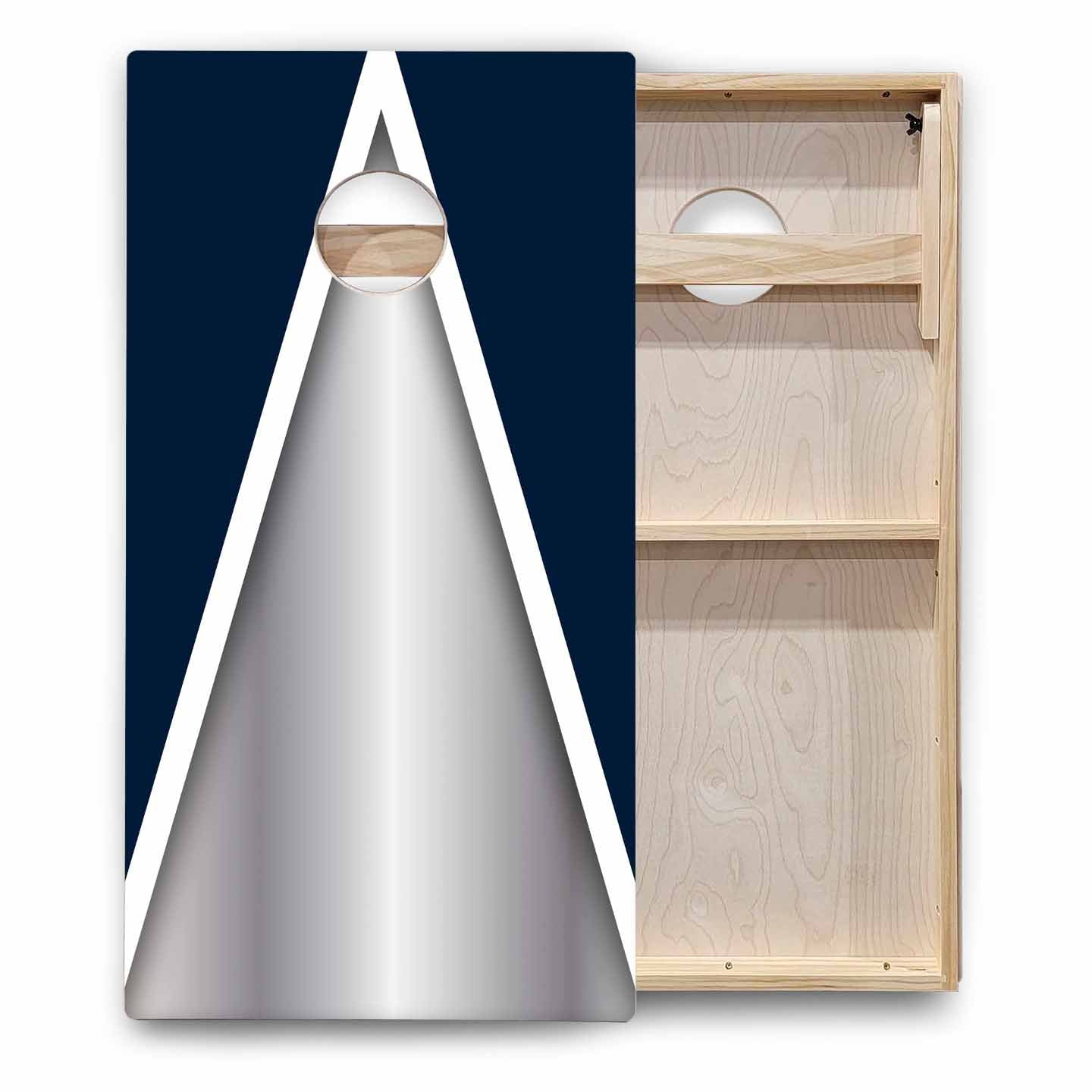 Team Color Triangle Cornhole Boards - Backyard Series