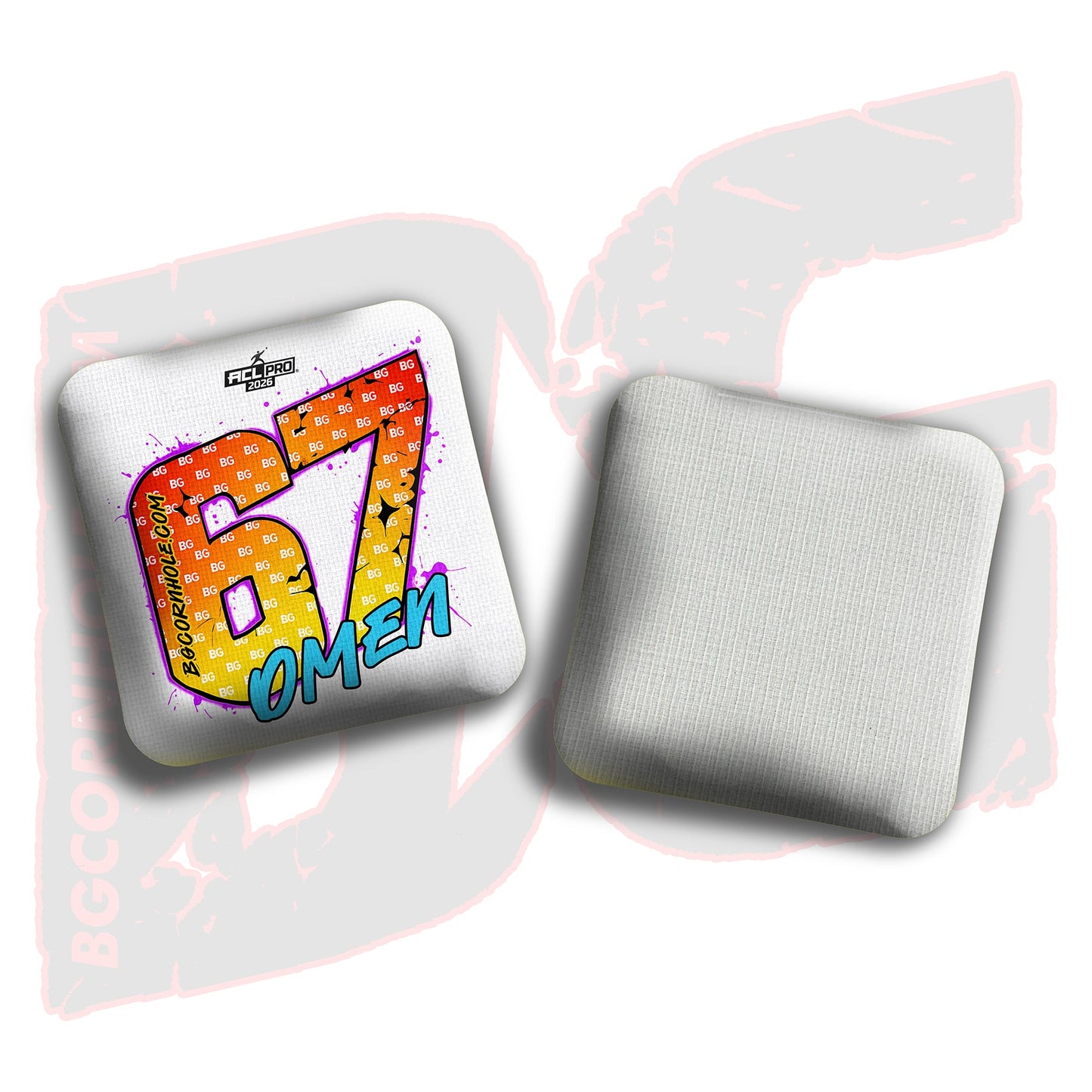2026 BG Multiple Bag Models"67" - ACL Pro Stamped Cornhole Bags - SET OF 4 BAGS