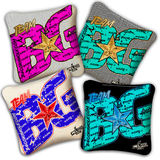 2027 BG Wizard L "Big BG Colormatch" - ACL Pro Stamped Cornhole Bags - SET OF 4 BAGS