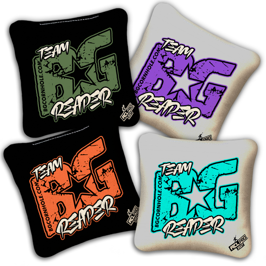 2027 BG REAPER “ESPN THROWBACK COLORMATCH" - ACL Pro Stamped Cornhole Bags - SET OF 4 BAGS