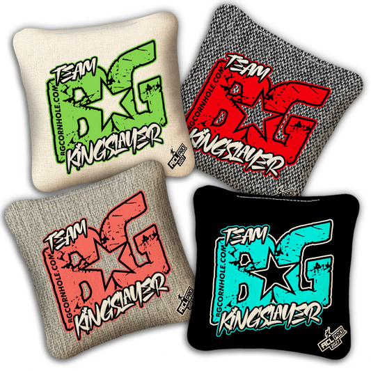 2027 BG KINGSLAYER “ESPN THROWBACK COLORMATCH" - ACL Pro Stamped Cornhole Bags - SET OF 4 BAGS