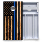 Blue & Red Line Burnt Flag Cornhole Boards - All Weather Series