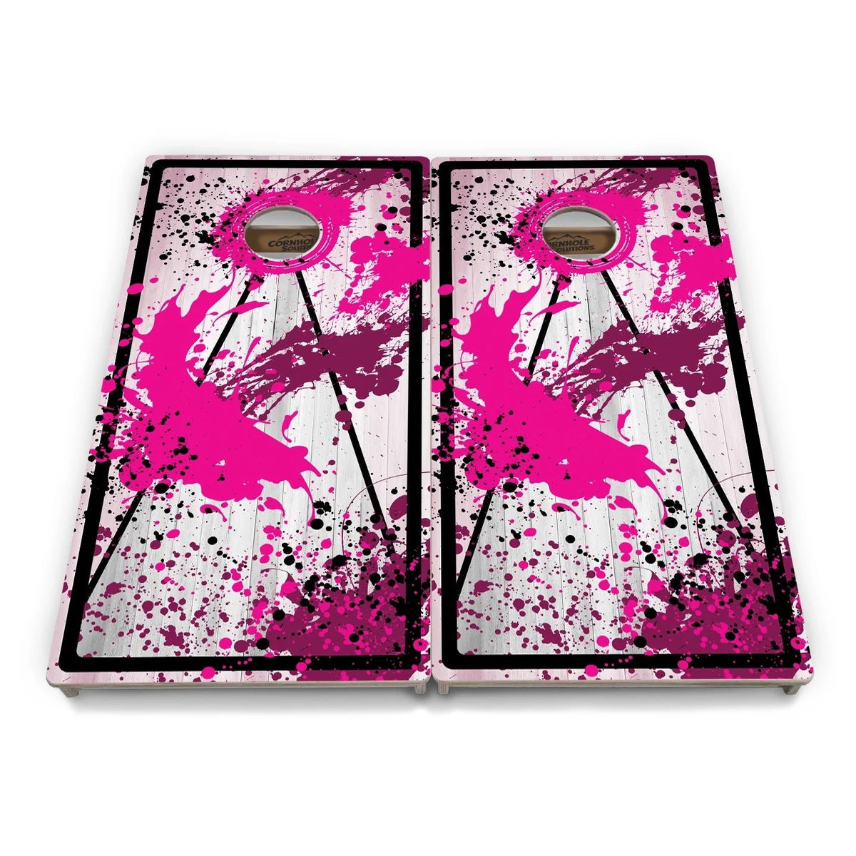 Paint Splatter Cornhole Boards – Tournament Series