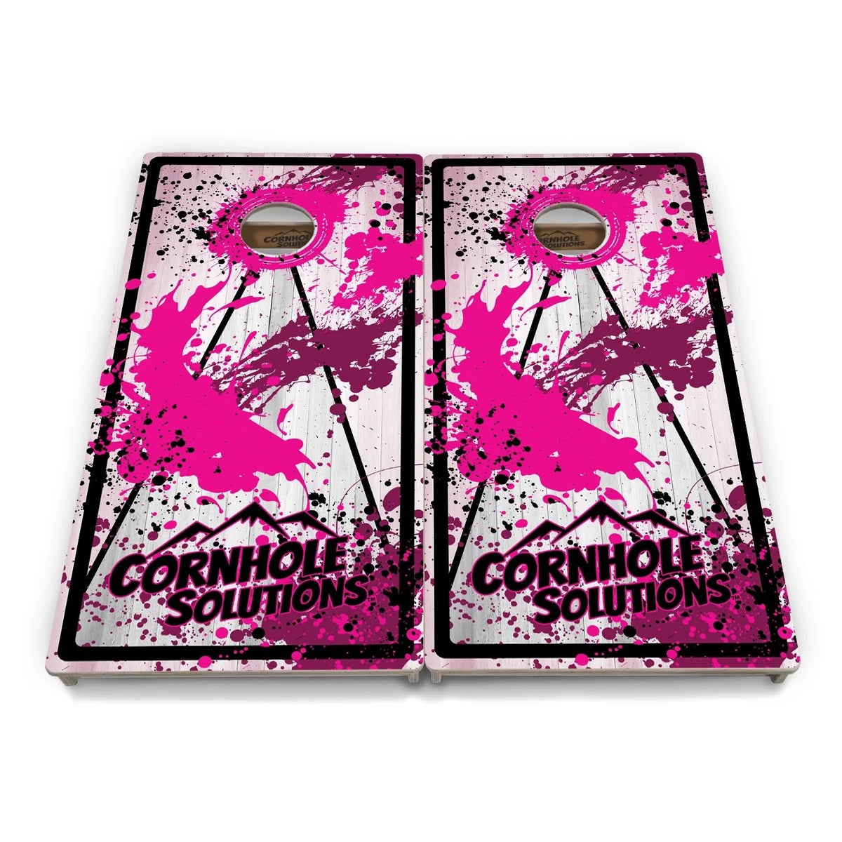 Paint Splatter Cornhole Boards – Tournament Series