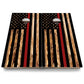 Burnt Flag Cornhole Boards - Backyard Series