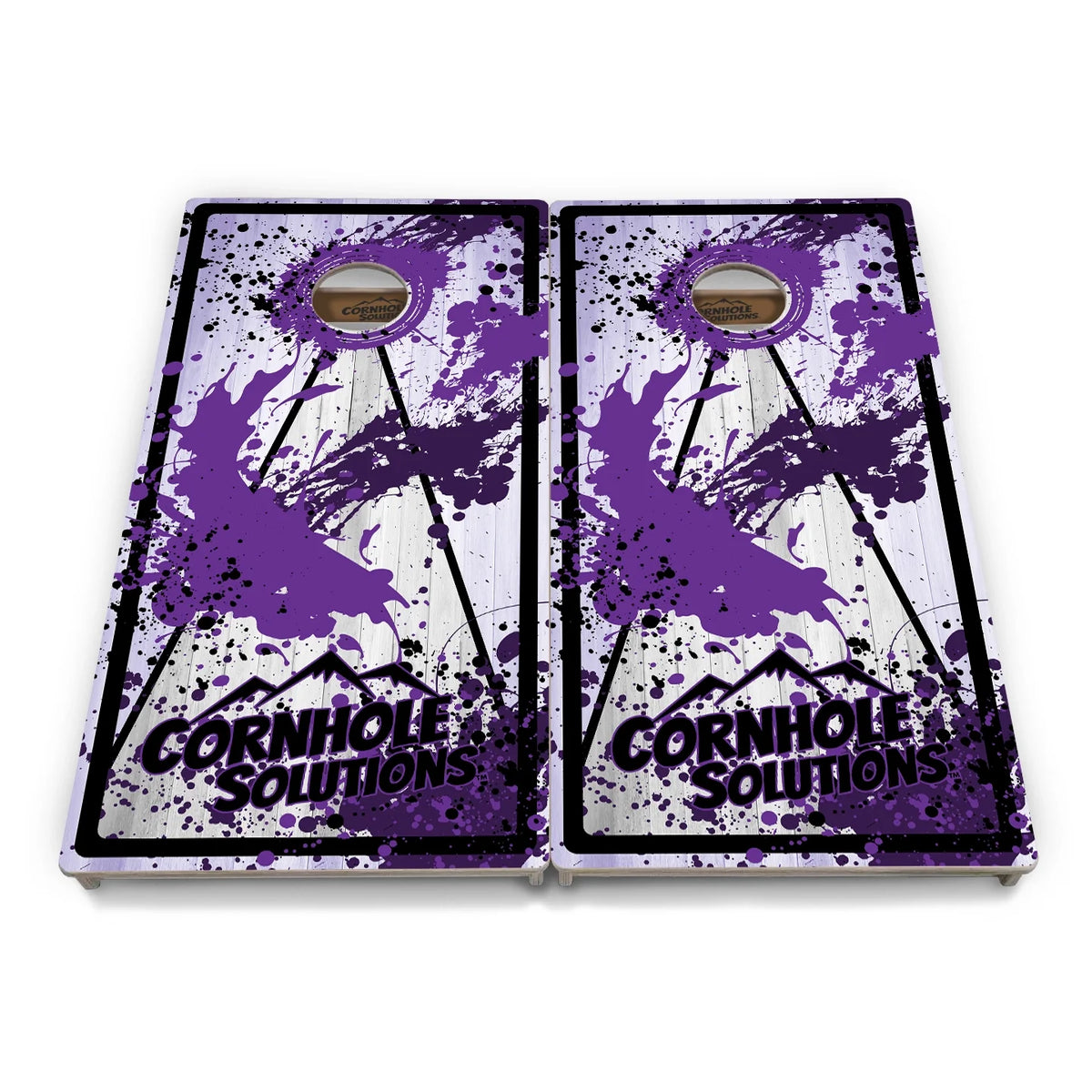 Paint Splatter Cornhole Boards – Tournament Series