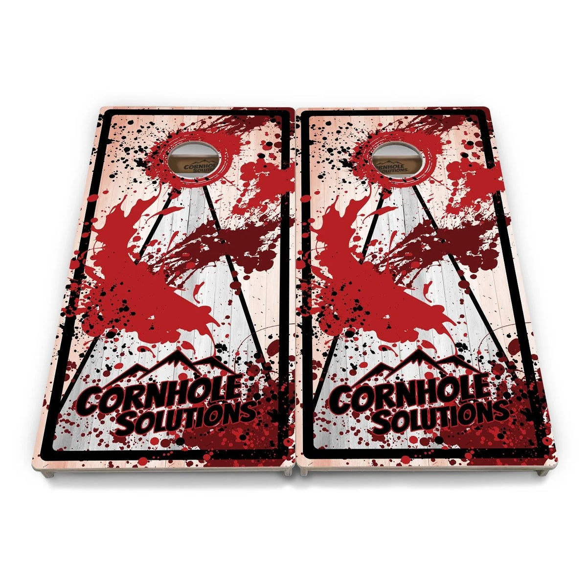 Paint Splatter Cornhole Boards – Tournament Series