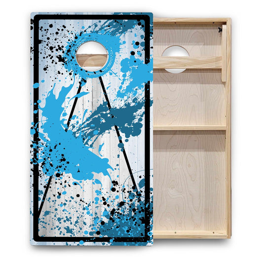 Paint Splatter Cornhole Boards - Backyard Series