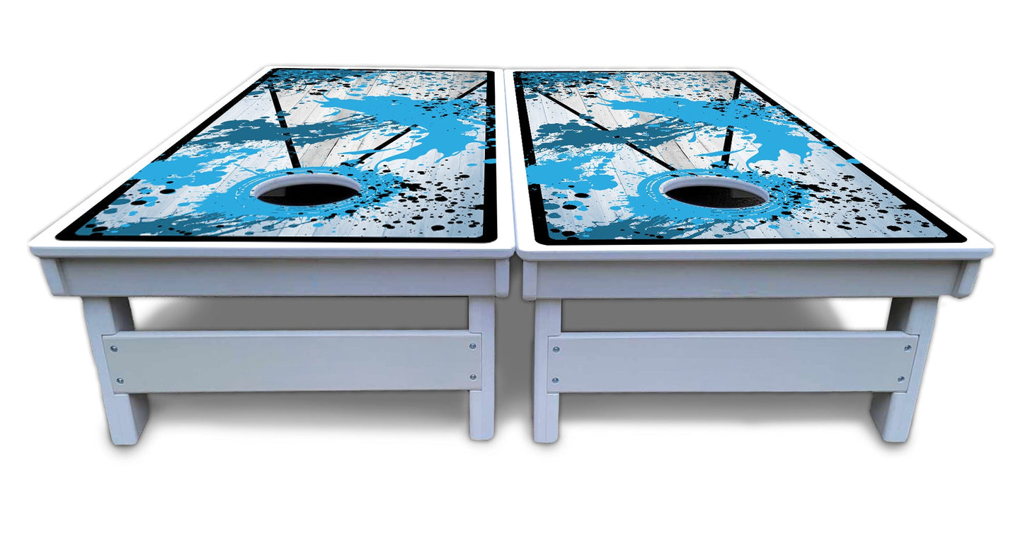 Paint Splatter Cornhole Boards - All Weather Series