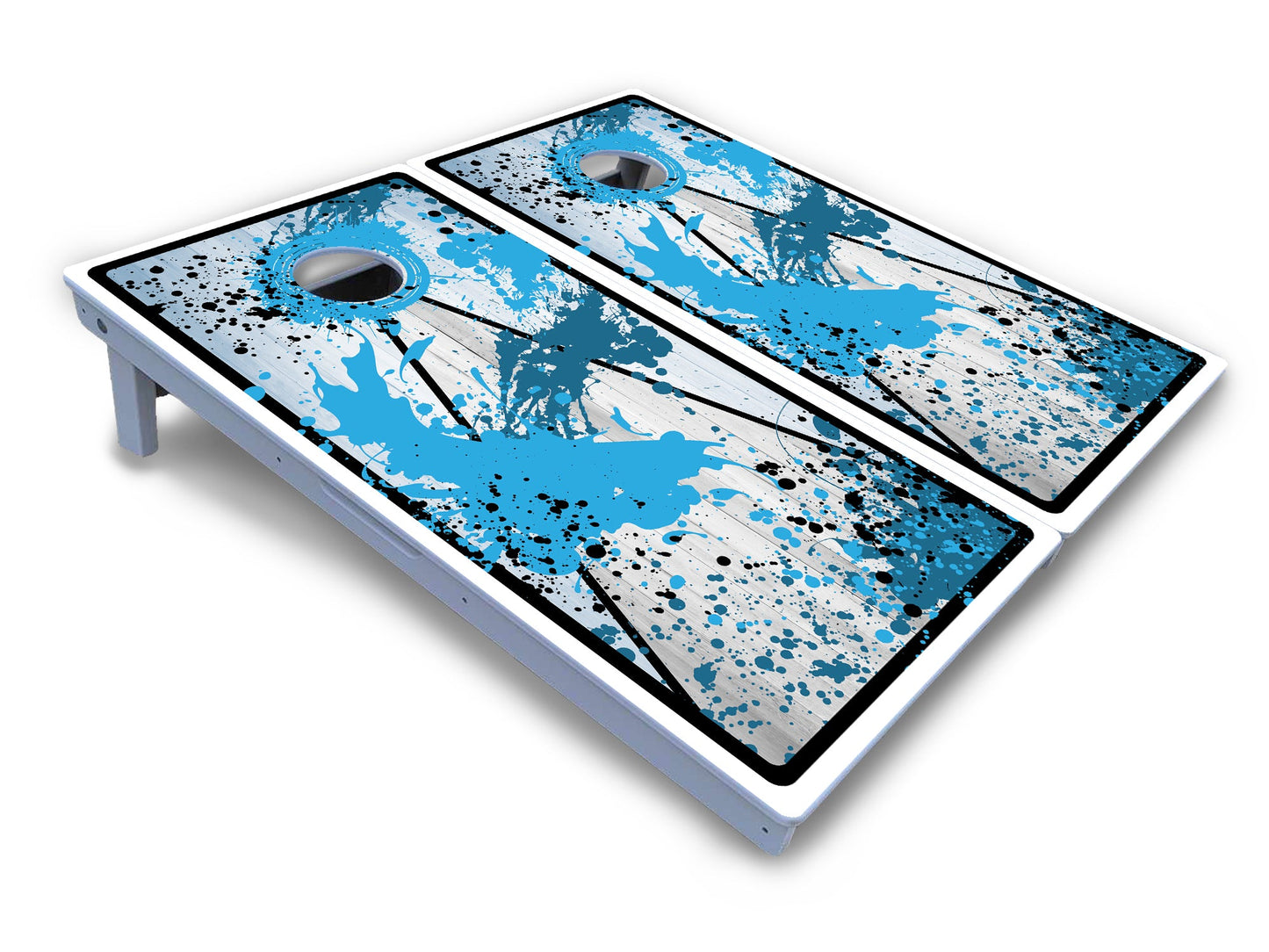 Paint Splatter Cornhole Boards - All Weather Series