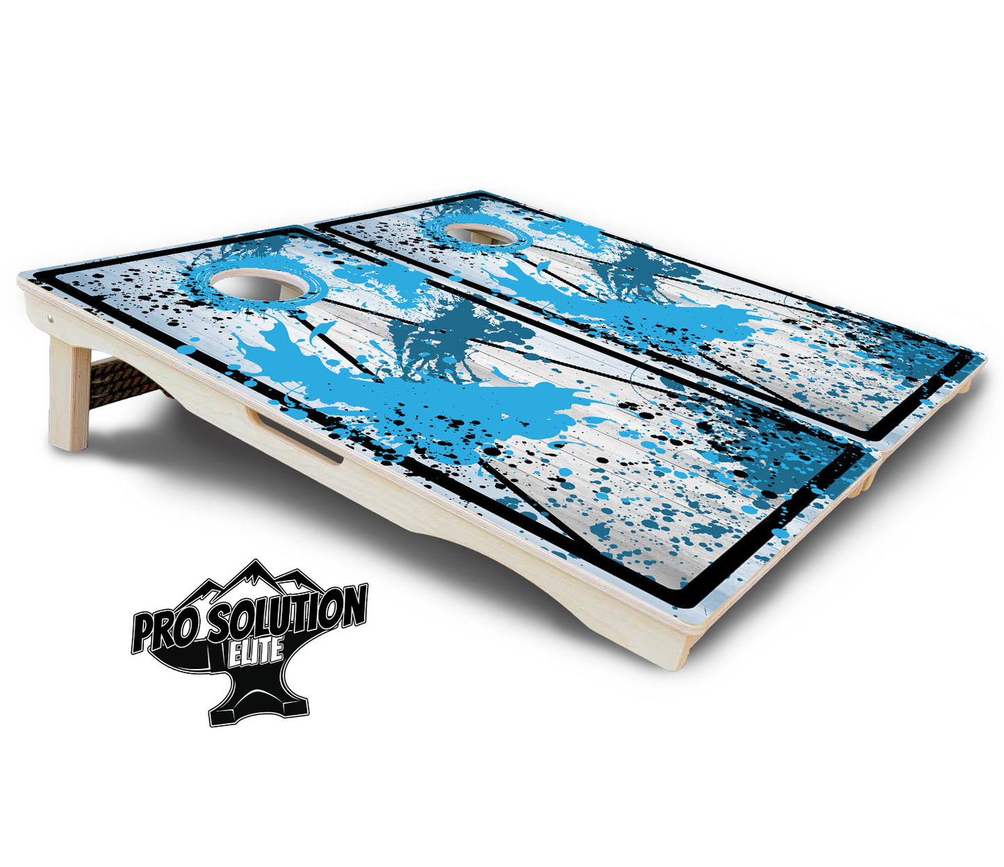 Paint Splatter Cornhole Boards - Pro Solution Elite Series