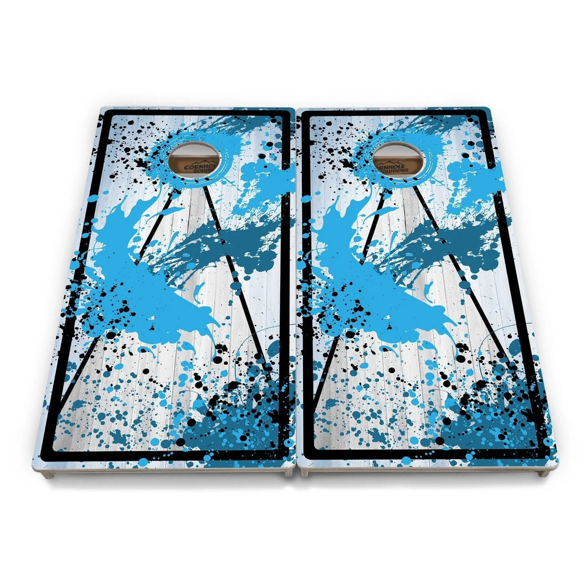 Paint Splatter Cornhole Boards – Tournament Series