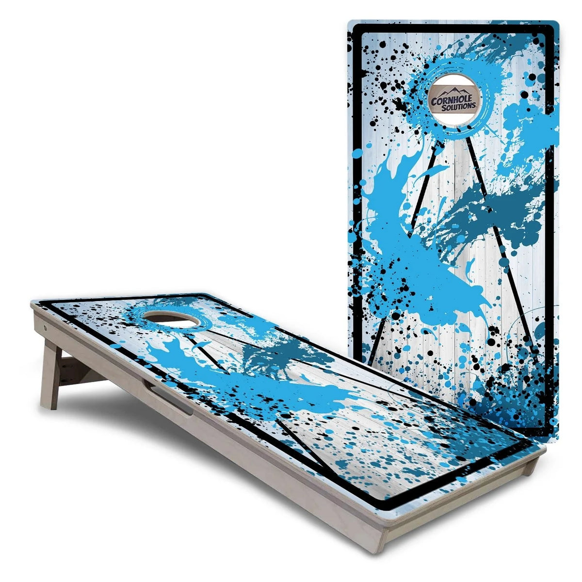 Paint Splatter Cornhole Boards – Tournament Series