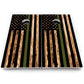 First Responder Burnt Flag Cornhole Boards – Pro Lite or Pro Elite