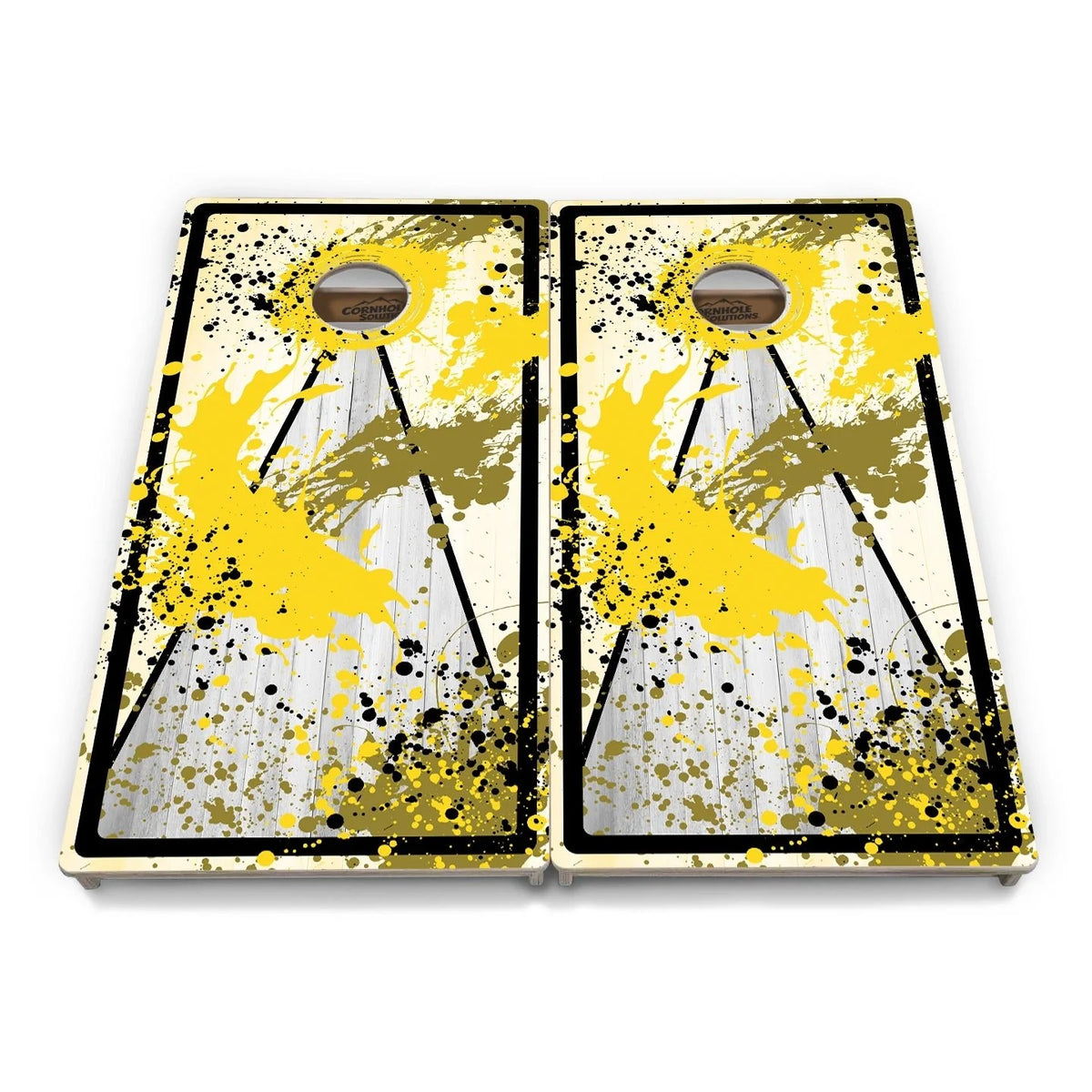 Paint Splatter Cornhole Boards – Tournament Series
