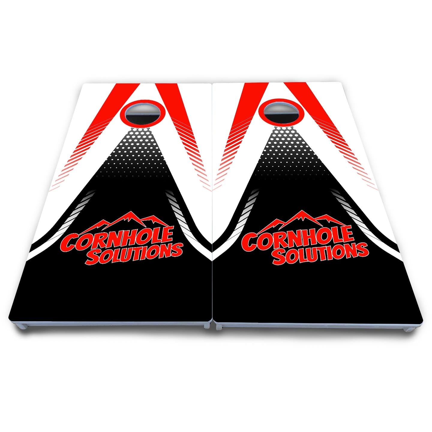 White Jersey Cornhole Boards - All Weather Series