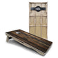 Rustic Mixed Woodgrain Cornhole Boards – Pro Lite or Pro Elite