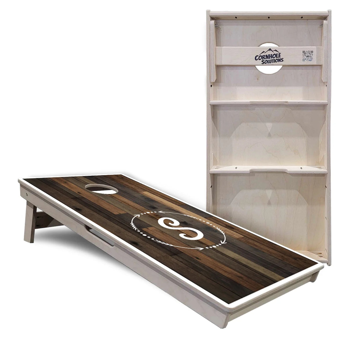 Wreath Letter Cornhole Boards – Tournament Series