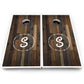 Wood Wreath Letter Cornhole Boards – Pro Lite or Pro Elite