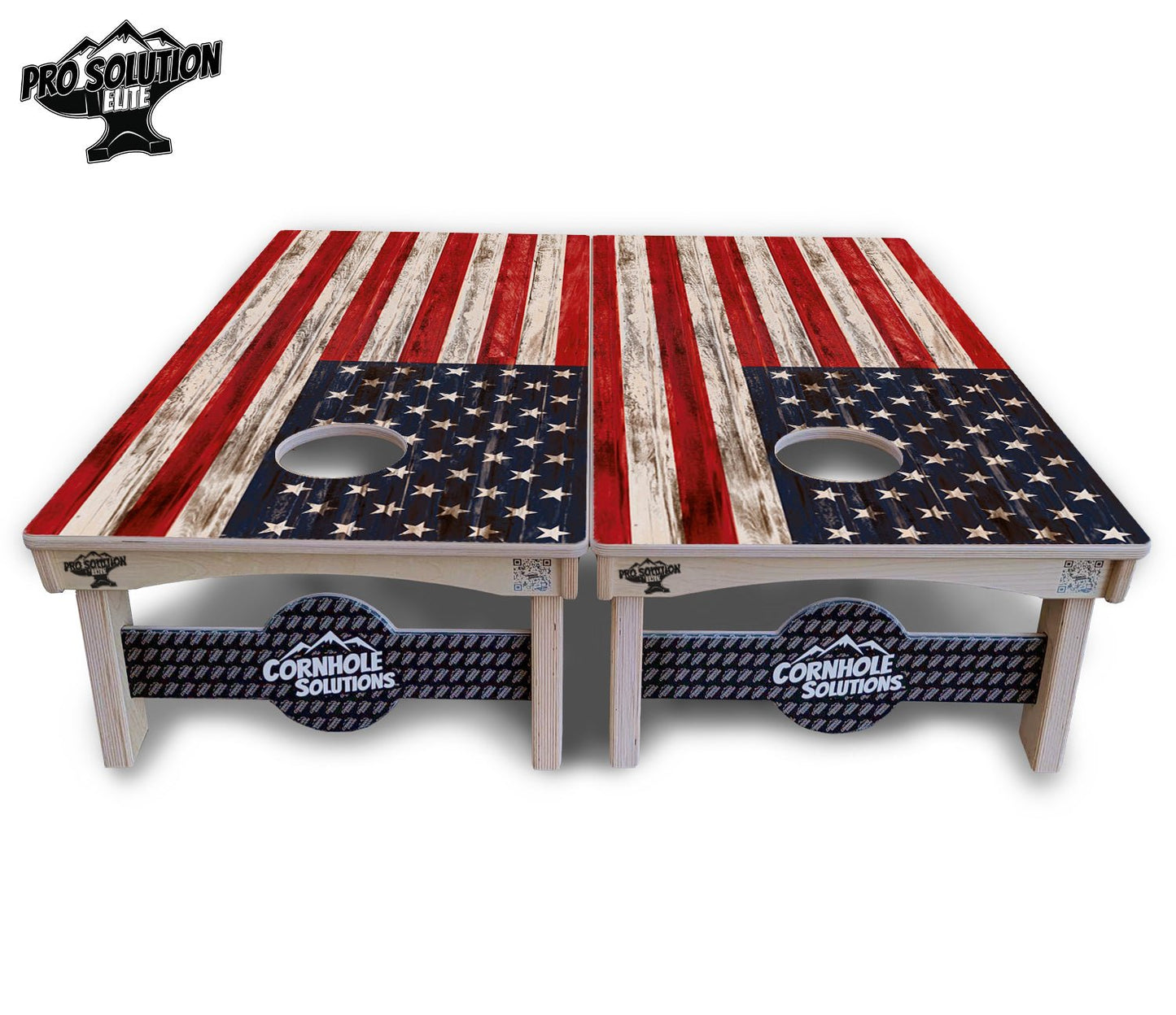 Antique Flag510 Cornhole Boards - Pro Solution Elite Series