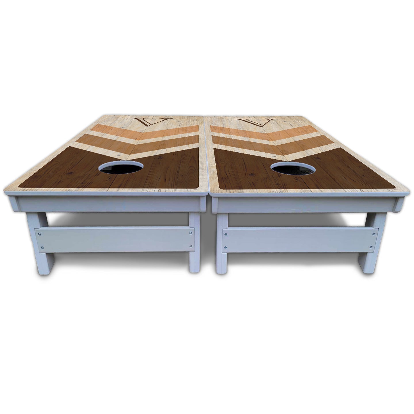 Wedding Arrows Cornhole Boards - All Weather Series - Natural
