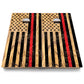 Burnt Flag Cornhole Boards - Backyard Series