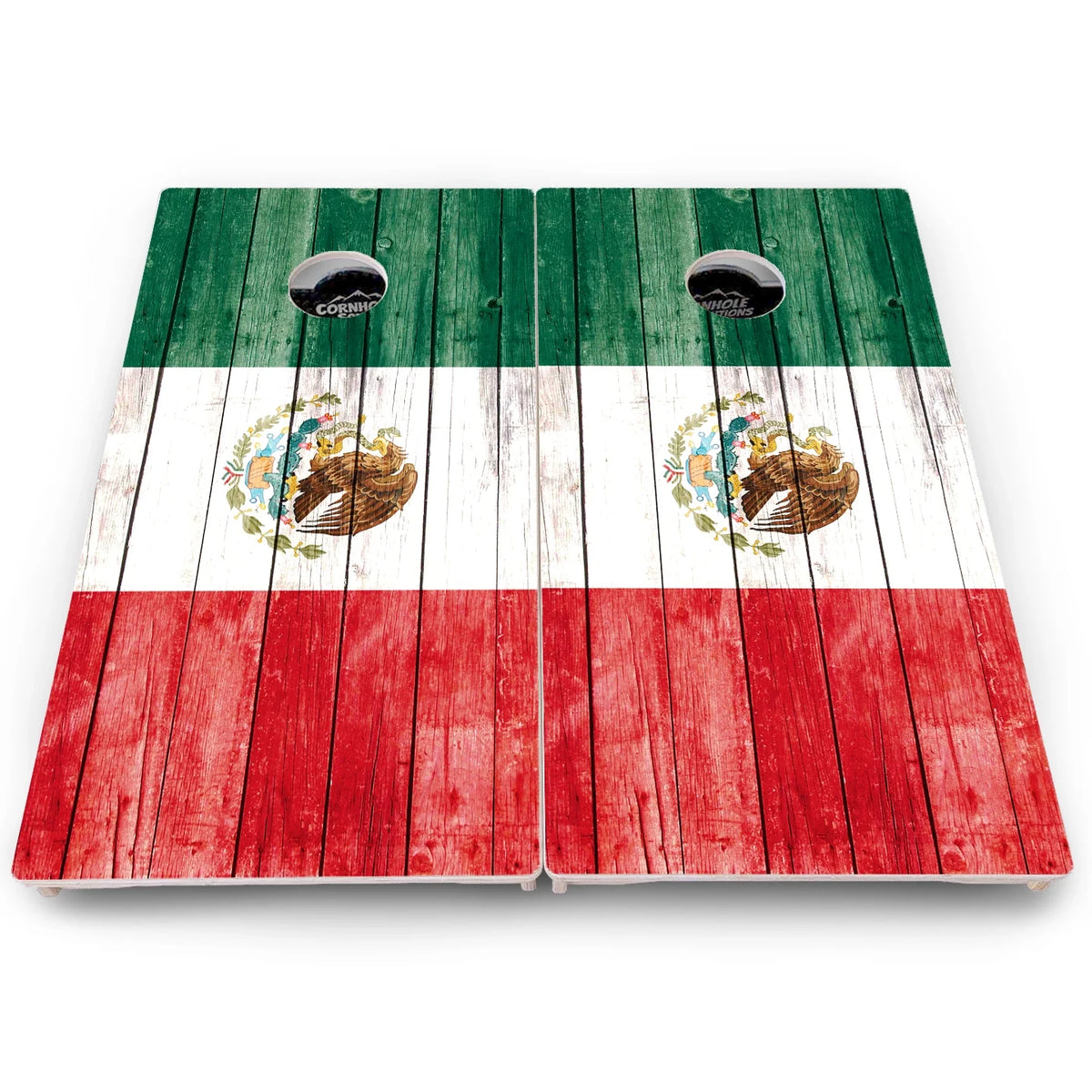 Texas & Mexico Flag Cornhole Boards – Pro Lite or Pro Elite