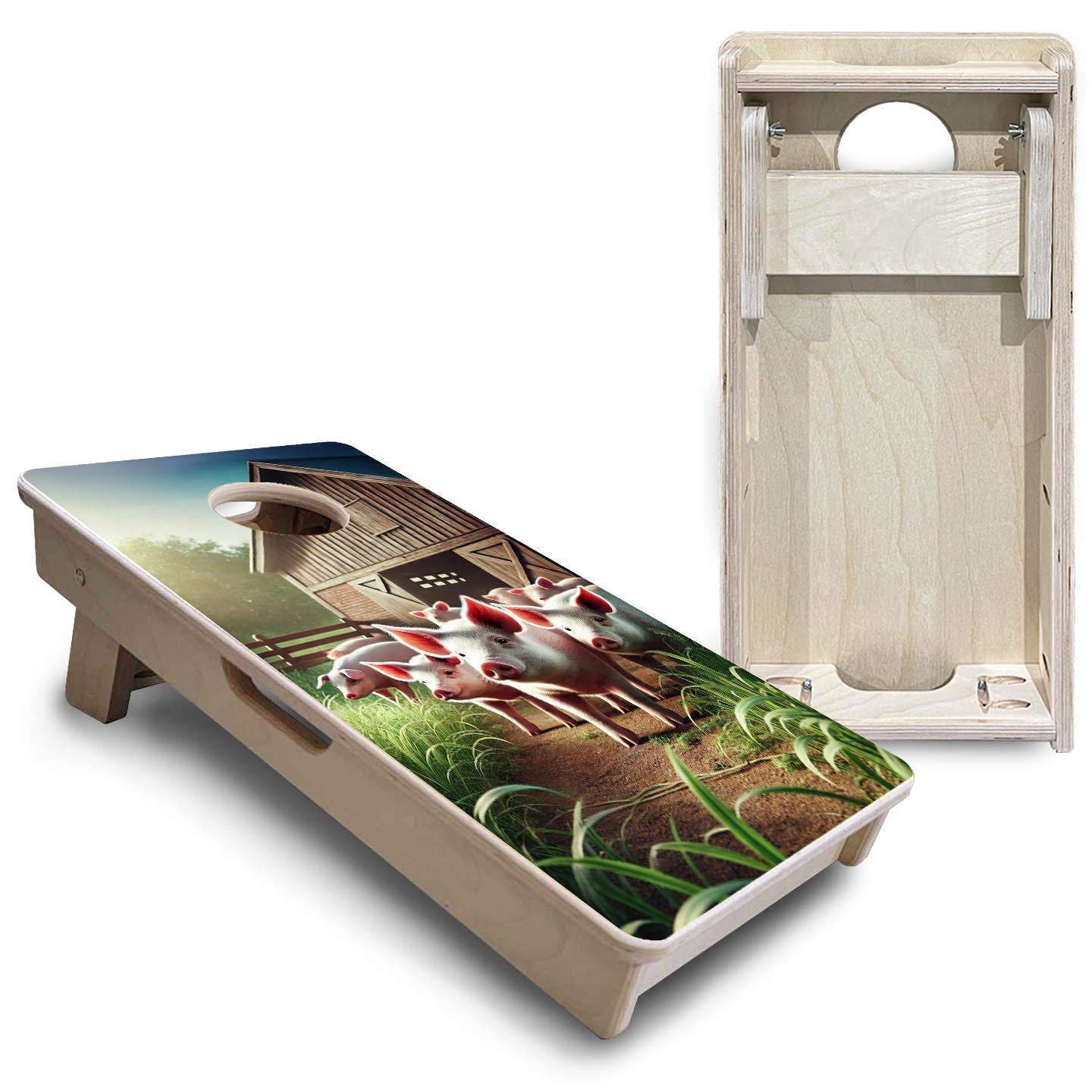 Piglet Parade - Mini or Vacation Size Cornhole Boards