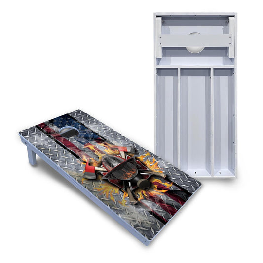 Firefighter Cornhole Boards - All Weather Series